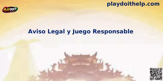 Juego Responsable y Aviso Legal Playdoit