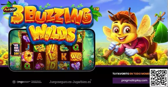 3 Buzzing Wilds de Pragmatic Play en modo demo para México