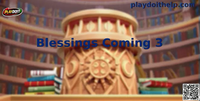 Interfaz interactiva y carretes de la tragamonedas digital Blessings Coming 3 en Playdoit México